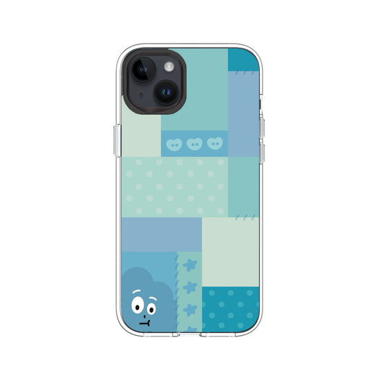 patchwork of little blue monster