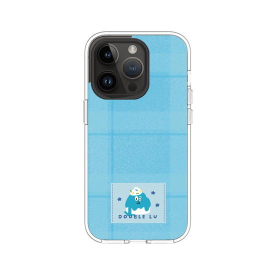 little blue monster dessert fabric labels
