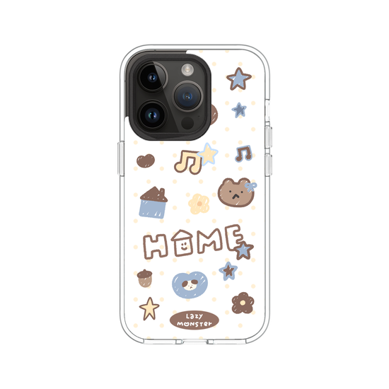 Lazy Monster Dot Sticker Phone Case 03.