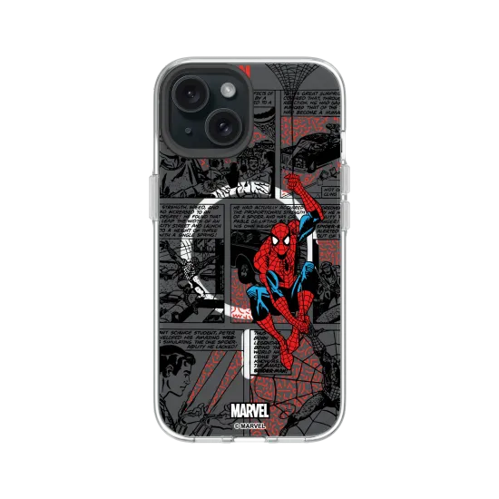 MARVEL | Spiderman - BD | Clear - iPhone 15 | RHINOSHIELD
