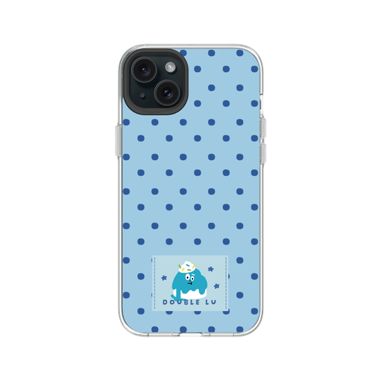 little blue monster dessert fabric labels