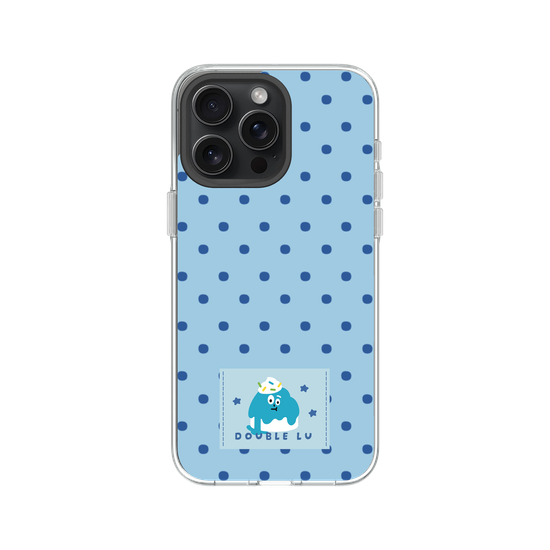 little blue monster dessert fabric labels