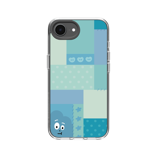 patchwork of little blue monster