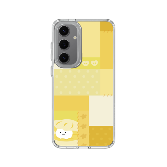 patchwork of yellow shell