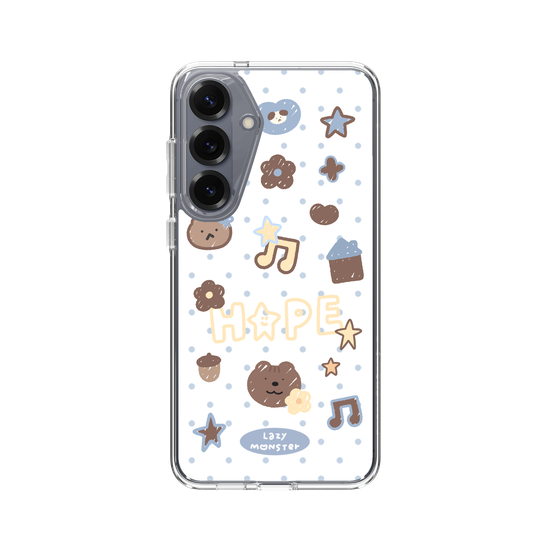 Lazy Monster Dot Sticker Phone Case 04.