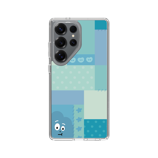 patchwork of little blue monster