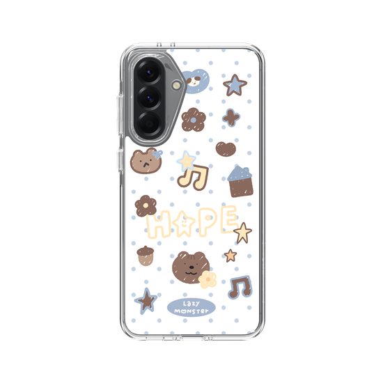 Lazy Monster Dot Sticker Phone Case 04.