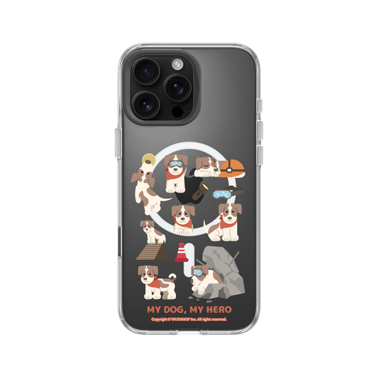 My dog, My hero-Search and Rescue Dog: Jack Russell Terrier(Clear)