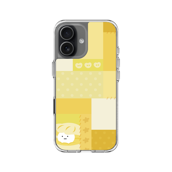 patchwork of yellow shell