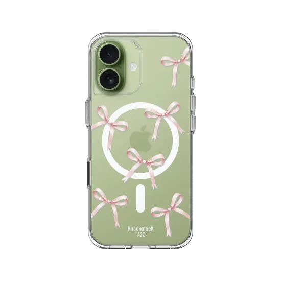 Knock Knock A2Z | Dainty Ribbons | Clear - iPhone 17 | RHINOSHIELD