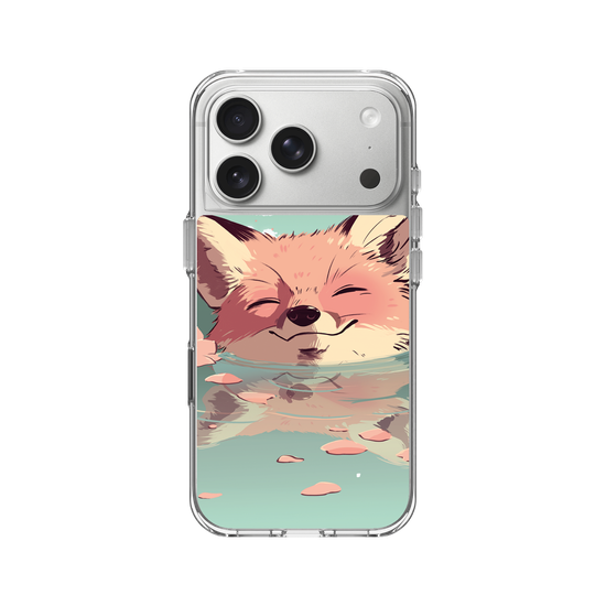 Fox swimming