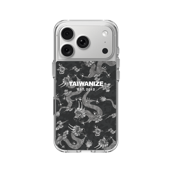 Hand-Painted Dragon Pattern - Black (Logo)