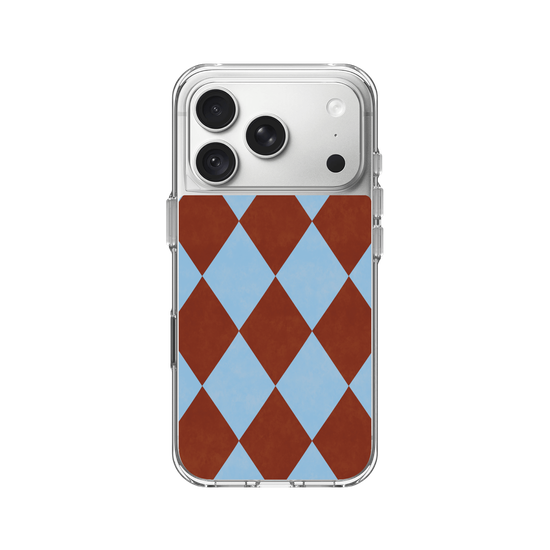 Losange Grid - Blue