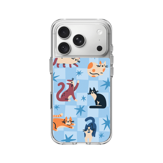 Cats on Blue