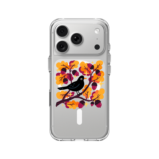 Blackbird and Acorns