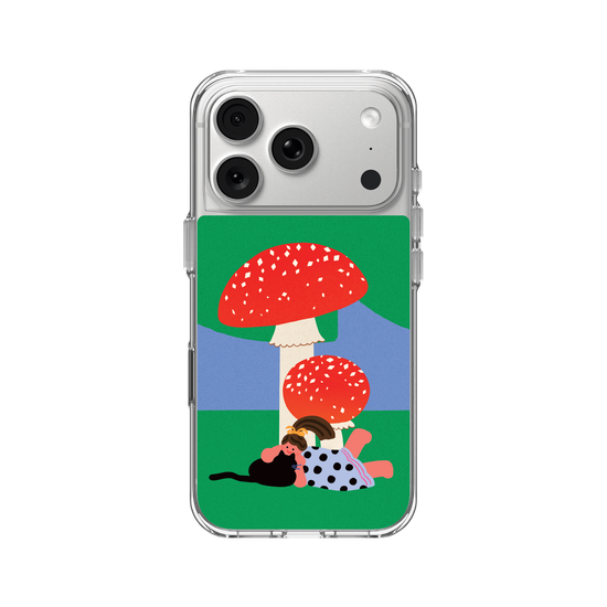 With a Cat by the Mushroom