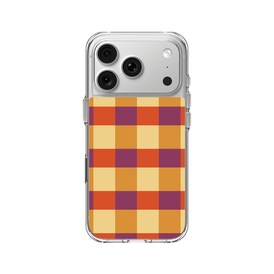 Orange gingham