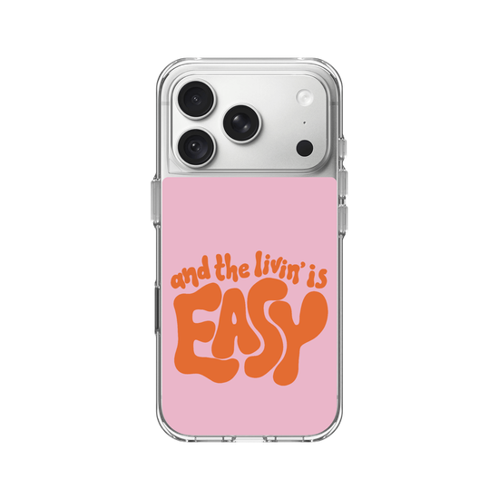 "Livin' is Easy" Retro Typography Design