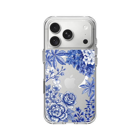 Taiwanese Floral Fabric · Blue & White