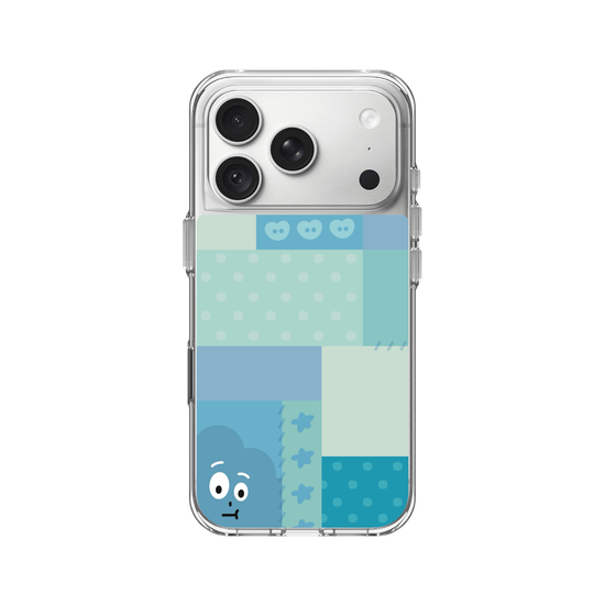 patchwork of little blue monster