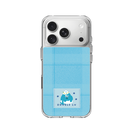 little blue monster dessert fabric labels