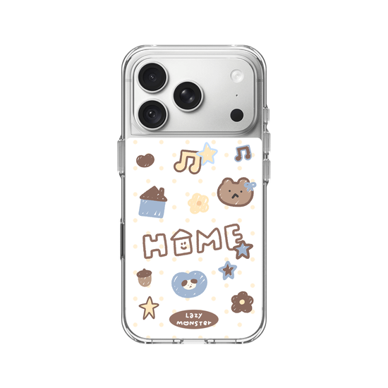 Lazy Monster Dot Sticker Phone Case 03.