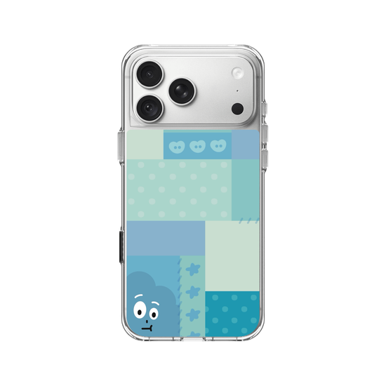 patchwork of little blue monster