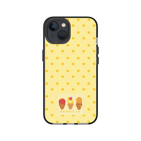 little yellow monster dessert fabric labels