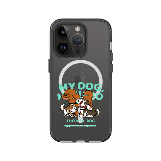 My dog, My hero-Therapy Dog: Mixed Breed x Long-haired Chihuahua x Standard Poodle(Clear)
