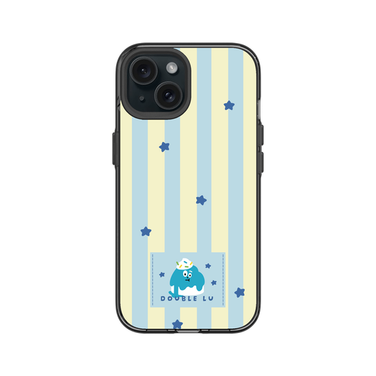 little blue monster dessert fabric labels