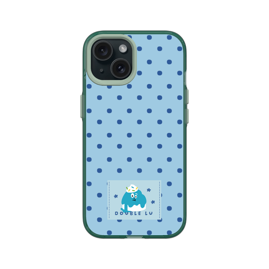 little blue monster dessert fabric labels