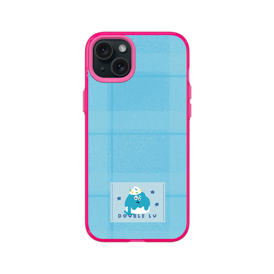 little blue monster dessert fabric labels