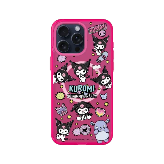 Kuromi | Pack d'emoji | Clear - iPhone 15 Pro Max | RHINOSHIELD