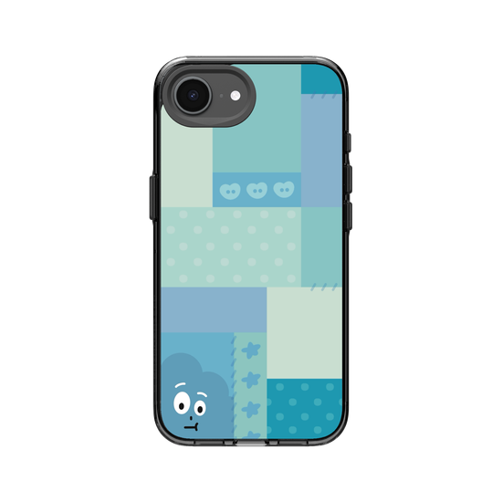 patchwork of little blue monster