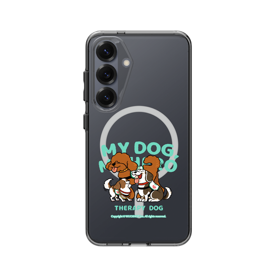 My dog, My hero-Therapy Dog: Mixed Breed x Long-haired Chihuahua x Standard Poodle(Clear)