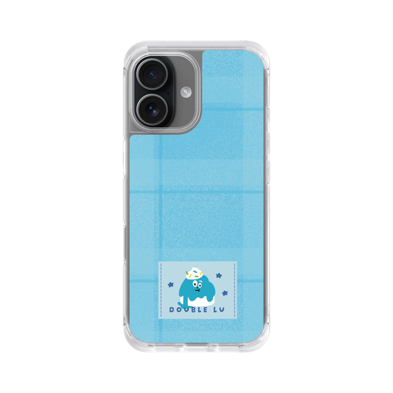 little blue monster dessert fabric labels