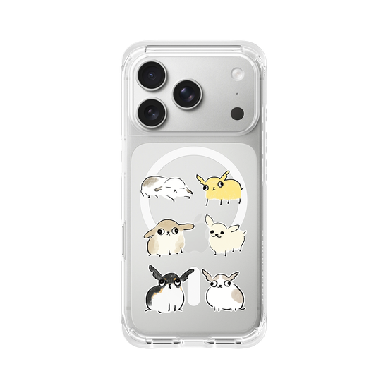A layout incorporating Chihuahua-themed stickers.