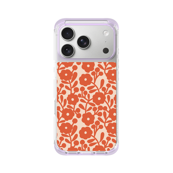 vintage orange flowers