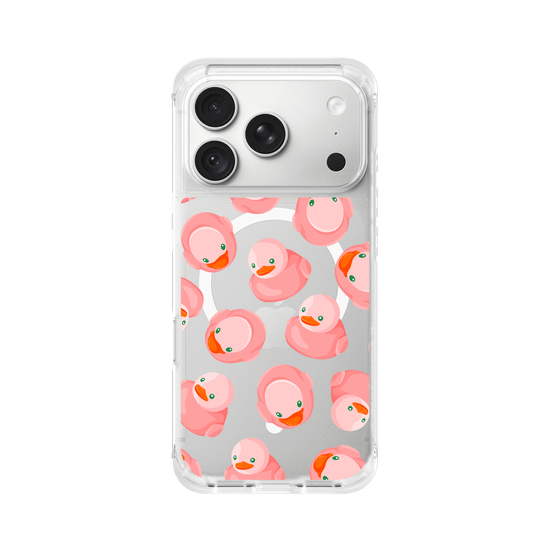 Pink rubber ducks
