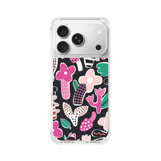 Dreamy florals pink and green