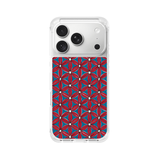Flower of Life - Red and Teal