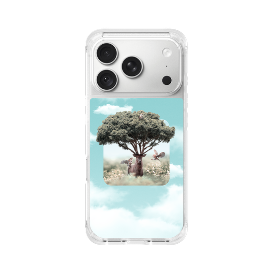 Father Nature - Sticker & Cloudy Sky