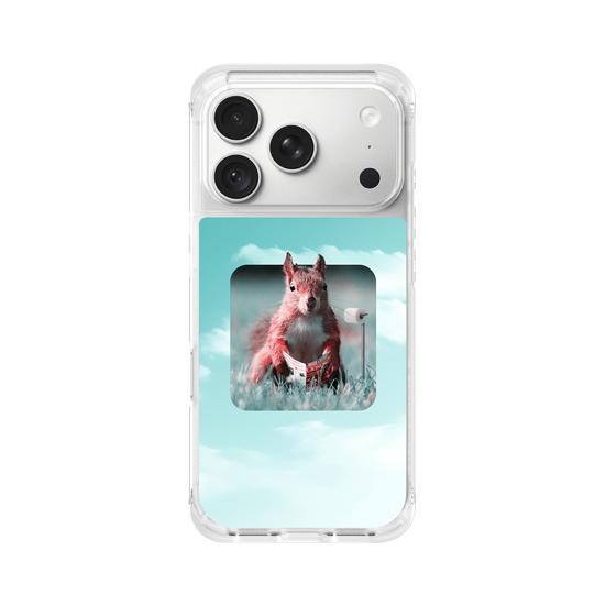 Squirrel Daily Life - Restroom - Sticker & Cloudy Sky