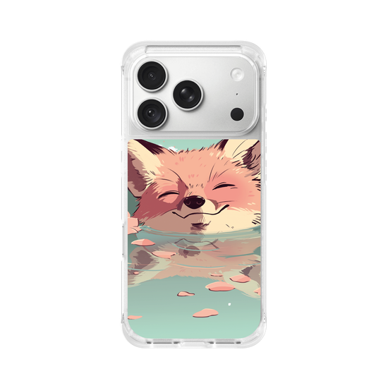 Fox swimming