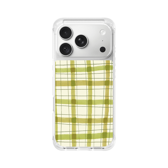 Wonky Gingham  – Green Cottagecore Vibes
