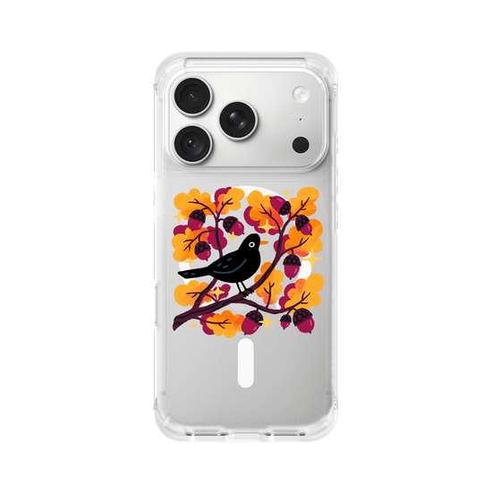 Blackbird and Acorns