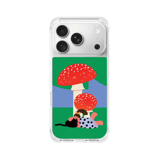With a Cat by the Mushroom