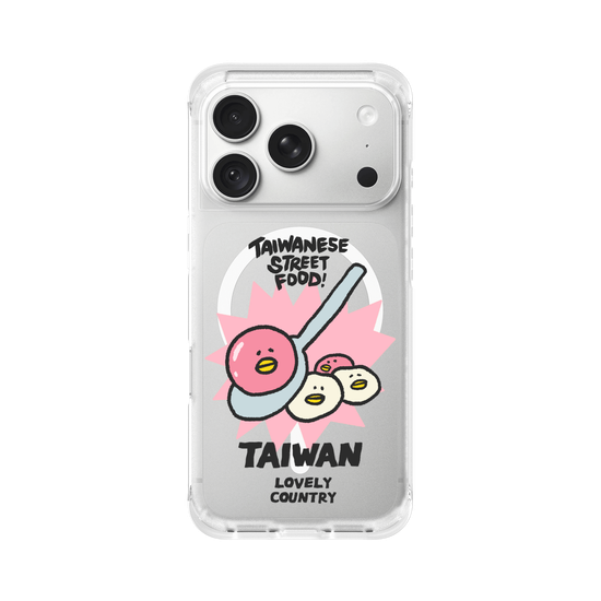 Red and white tangyuan