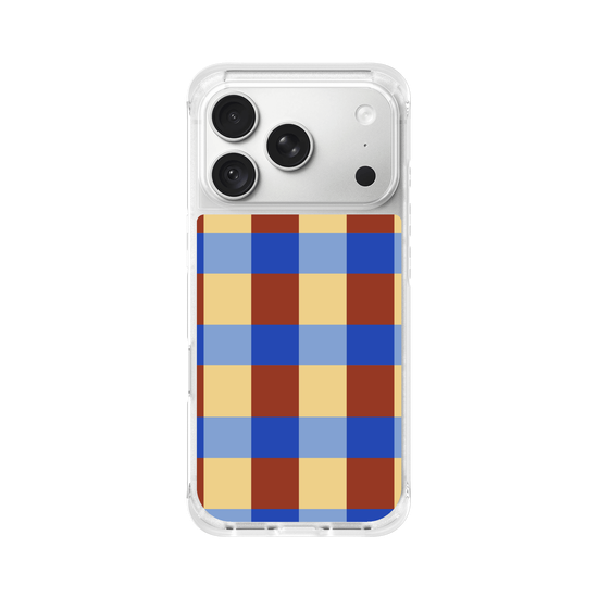 Blue & yellow gingham