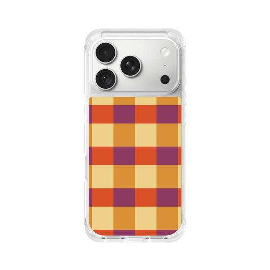 Orange gingham